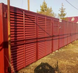 Ворота распашные 4м, Порошковое окрашивание.
