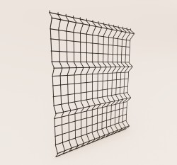 Cетка 3d пруток 5мм, яч.50х150мм, 3100х1500мм, RAL 9005 черный янтарь Defen