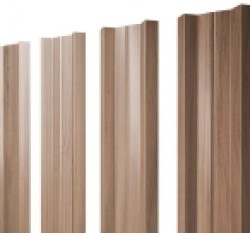 Евро штакетник М-образный, 100мм, 0.45мм, Print Elite односторонний, Honey Wood, п