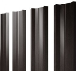 Евро штакетник М-образный, 100мм, 0.45мм, Print Elite односторонний, Coffee Wood, п
