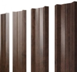 Евро штакетник М-образный, 100мм, 0.45мм, Print Elite односторонний, Antique Wood, п