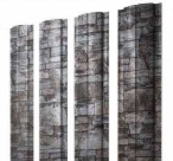 Евро штакетник Slim, 100мм, 0.45мм, Print Elite односторонний, Fine Stone, п