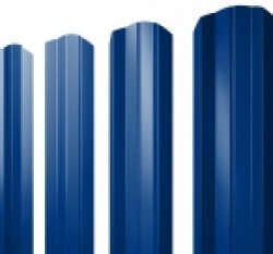 Евро штакетник М-образный, 100мм, 0.45мм, полиэстер односторонний RAL 5002 Ультрамариново-синий, ф