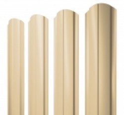 Евро штакетник Slim, 100мм, 0.4мм, полиэстер односторонний RAL 1014 Слоновая кость, ф