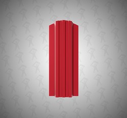 Евро штакетник П-образный, Style, 120мм, полиэстер односторонний RAL 3005 Красное вино, ф