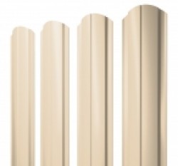 Евро штакетник Slim, 100мм, 0.45мм, полиэстер односторонний RAL 1015 Светлая слоновая кость, ф