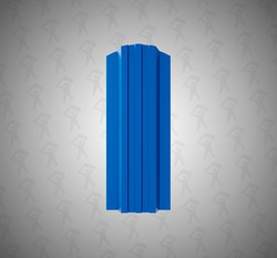 Евро штакетник П-образный, Style, 120мм, полиэстер односторонний RAL 5002 Ултрамарин, ф