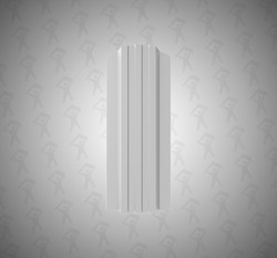 Евро штакетник П-образный, Style, 120мм, полиэстер односторонний RAL 7004 Серый, ф