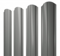 Евро штакетник Slim, 100мм, 0.45мм, полиэстер односторонний RAL 7005 Мышино-серый, ф