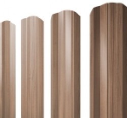 Евро штакетник М-образный, 100мм, 0.45мм, Print Elite односторонний, Honey Wood, ф