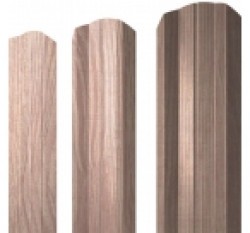 Евро штакетник М-образный, 100мм, 0.45мм, Print Elite односторонний, White Wood, ф