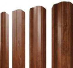 Евро штакетник М-образный, 100мм, 0.45мм, Print Elite односторонний, Rowan, ф