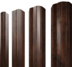 Евро штакетник М-образный, 100мм, 0.45мм, Print Elite односторонний, Cherry Wood, ф