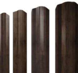 Евро штакетник М-образный, 100мм, 0.45мм, Print Elite односторонний, Antique Wood, ф