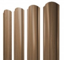 Евро штакетник Slim, 100мм, 0.45мм, Print Elite односторонний, Honey Wood, ф