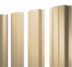 Евро штакетник П-образный, 100мм, 0.4мм, полиэстер односторонний RAL 1014 Слоновая кость, п