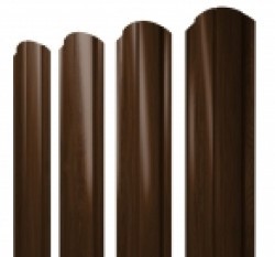 Евро штакетник Slim, 100мм, 0.45мм, Print Elite односторонний, Choco Wood, ф