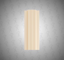 Евро штакетник П-образный, Style, 120мм, полиэстер односторонний RAL 1014 Темная слоновая кость, п