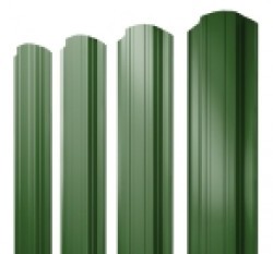 Евро штакетник Прямоугольный, 118мм, 0.4мм, полиэстер односторонний RAL 6002 Лиственно-зеленый, ф