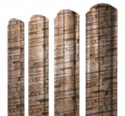 Евро штакетник Slim, 100мм, 0.45мм, Print Elite односторонний, Sand Stone, ф