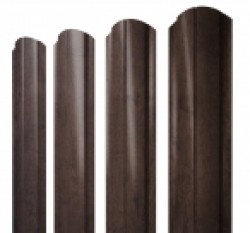 Евро штакетник Slim, 100мм, 0.45мм, Print Elite односторонний, Antique Wood, ф