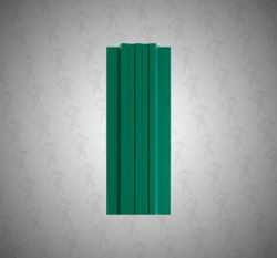 Евро штакетник П-образный, Style, 120мм, полиэстер односторонний RAL 6005 Зеленый мох, п