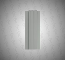 Евро штакетник П-образный, Style, 120мм, полиэстер односторонний RAL 7005 Серая мышь, п