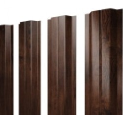 Евро штакетник П-образный, 100мм, 0.45мм, Print Elite односторонний, Cherry Wood, п