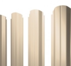 Евро штакетник П-образный, 100мм, 0.45мм, полиэстер односторонний RAL 1015 Светлая слоновая кость, ф