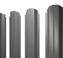 Евро штакетник П-образный, 100мм, 0.45мм, полиэстер односторонний RAL 7005 Мышино-серый, ф