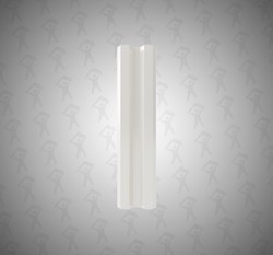 Евро штакетник М-образный, Mini, 75мм, полиэстер односторонний  RAL 9002 Серо-белый