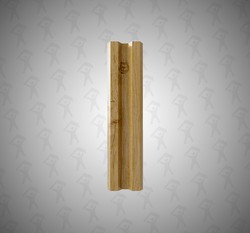 Евро штакетник М-образный, Mini, 75мм, принтек двухсторонний Светлое дерево