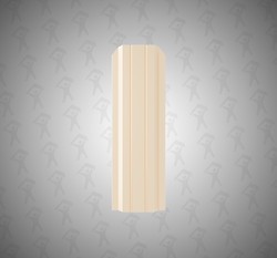 Евро штакетник П-образный, Persona, 100мм, полиэстер односторонний RAL 1014 Темная слоновая кость