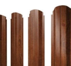 Евро штакетник П-образный, 100мм, 0.45мм, Print Elite односторонний, Rowan, ф