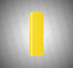 Евро штакетник П-образный, Persona, 100мм, полиэстер односторонний RAL 1018 Желтый