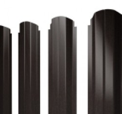 Евро штакетник П-образный, 100мм, 0.45мм, Print Elite односторонний, Coffee Wood, ф