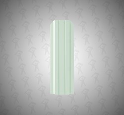 Евро штакетник П-образный, Persona, 100мм, полиэстер односторонний RAL 6019 Бело-зеленый