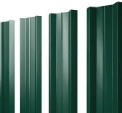 Евро штакетник М-образный, 100мм, 0.4мм, полиэстер односторонний RAL 6005 Зеленый мох, п
