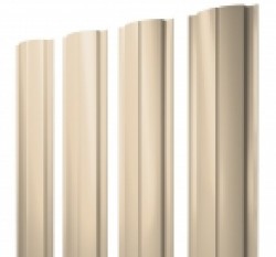 Евро штакетник Slim, 100мм, 0.45мм, полиэстер односторонний RAL 1015 Светлая слоновая кость, п