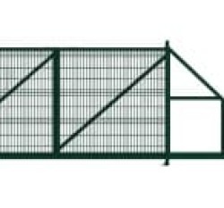 Ворота откатные Profi 2,03х4,0 RAL 6005 влево, вправо