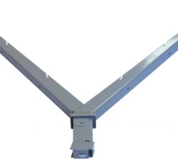 Наконечник V на столб 62х55 RAL 7040